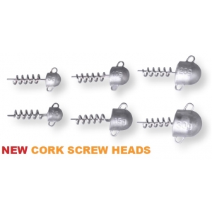 Savage Gear CORK SCREW HEADS
